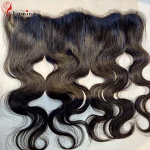 Extensiones de cabello humano peruano prearrancado, cabello con encaje Frontal 13x4, Remy, Color Natural, 8-24 pulgadas