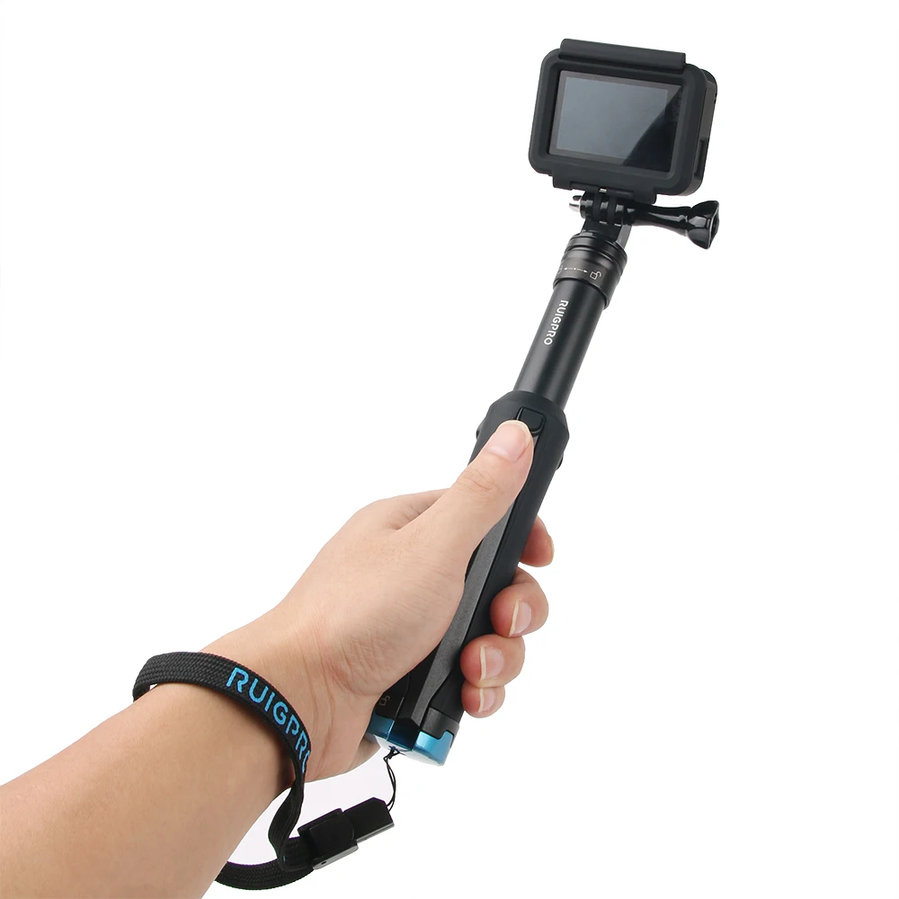 Ручной штатив для селфи выдвижной монопод для Gopro Hero 8 7 6 5 4 3+ SJCAM Xiaomi YI 4k EKEN H9 sony Спортивная камера