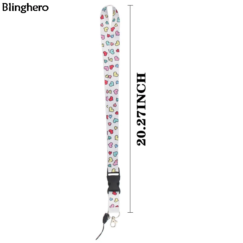 Blinghero любовь протектор Lanyards крутой шнурок для ключей телефон ключи ID значок шеи ремень шнурки для подвешивания Lanyards BH0193