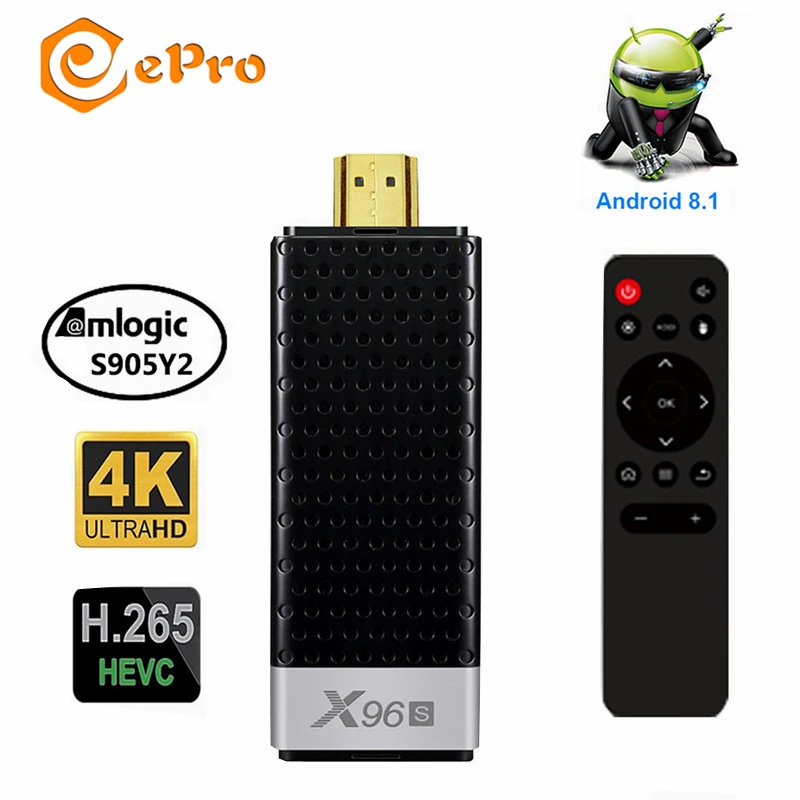 ТВ-приставка Amlogic S905Y2 DDR4 4 ГБ ОЗУ 32 Гб ПЗУ X96S Smart TV Box BT4.2 2 4G 5 8G Dual WIFI | Электроника