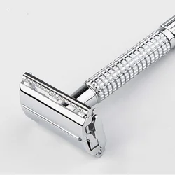 Classic Razor Handle Razor Holder Men 'S Shaving Face Razor Blades Shaving Machin Safety Stainless Steel For Men Barber Straight