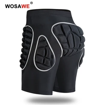 

WOSAWE Motorcycle Padded Hip Protection Shorts Motocross Butt Riding Skiing Snowbaord Protective Gear Hockey Body Armor Pants