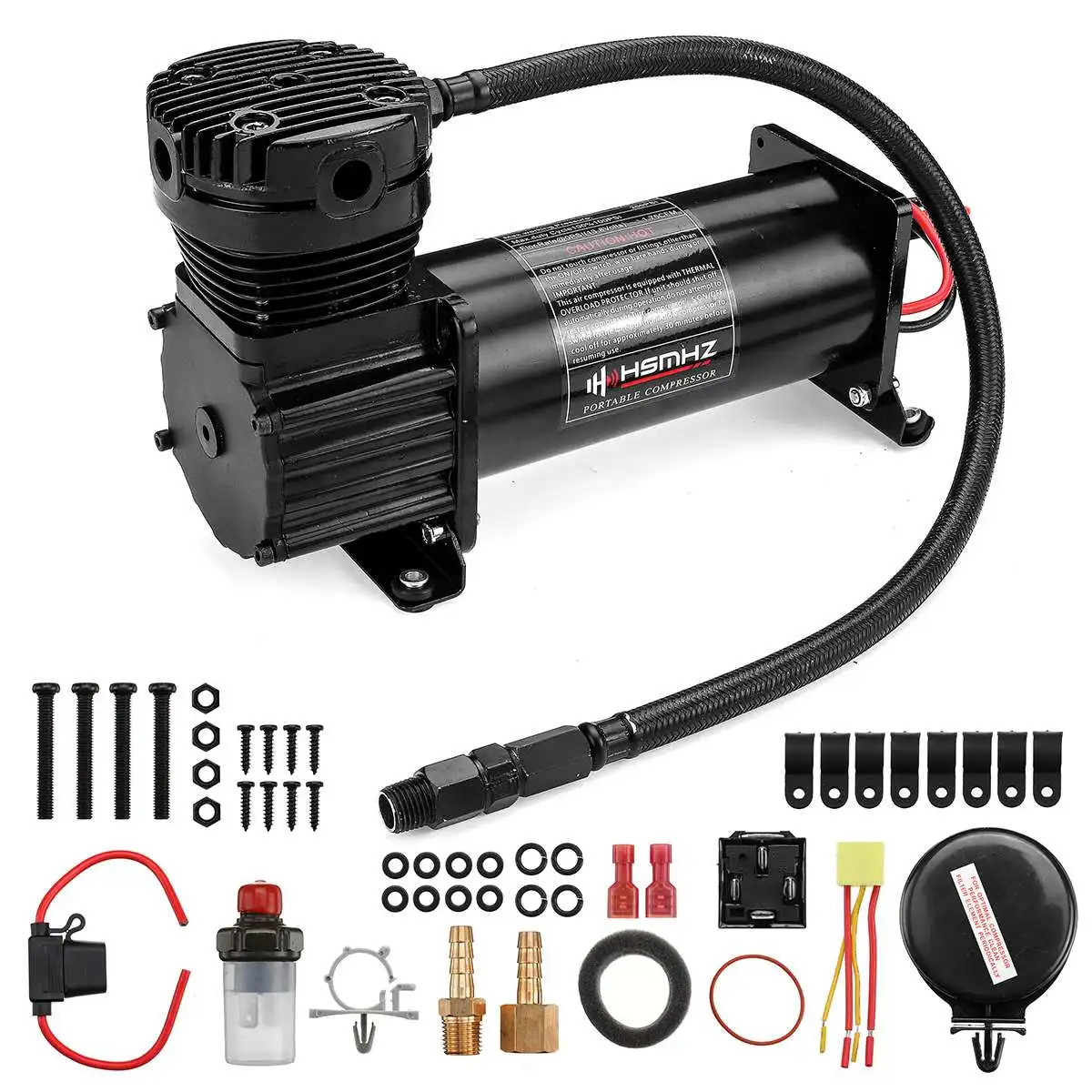 12V 150PSI/200PSI автомобильный воздушный компрессор звук воздушный рожок запасных частей для грузовика, трейлера гудок поезда