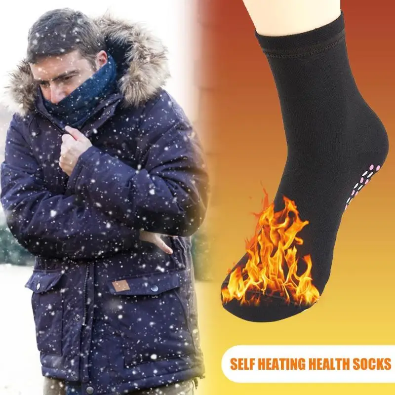 Новинка! подогреваемый массажер носки само подогревом носков зимних видов спорта на открытом воздухе для магнетической терапии, теплые носки