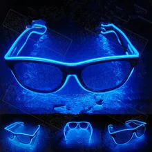 Светящиеся очки, светодиодный провод, светящиеся вечерние очки, светильник ing, новинка, подарок, яркий светильник, праздничные вечерние светящиеся солнцезащитные очки