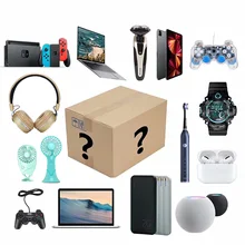 Boîte porte bonheur aveugle de 1 à 5 pièces, boîte cadeau de noël Surprise, produits électroniques, boîte porte bonheur, nouveauté