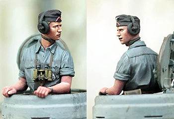 

1/35 Panzer Commander Summer warrior Resin Model Miniature gk Unassembly Unpainted