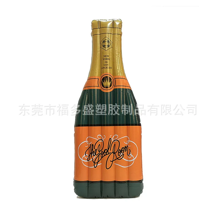

Manufacturers Direct Selling PVC Air Mattress Advertisement Bottle Water Floating Bed Swimming Inflatable Recliner Printing Logo
