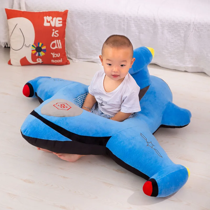 

New Style Airplane Infant Dining Chair Children Doll Sofa Educational Mom And Baby Plush Toys And Loog