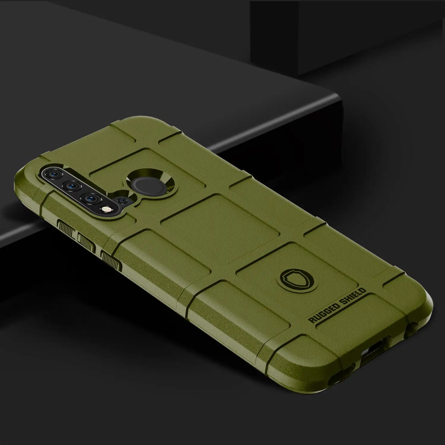 Green Чехол для huawei mate 30 Pro, тяжелая броня, Жесткий Чехол, тяжелый противоударный бампер, силиконовый чехол для huawei Nova 5i Pro - Цвет: Green