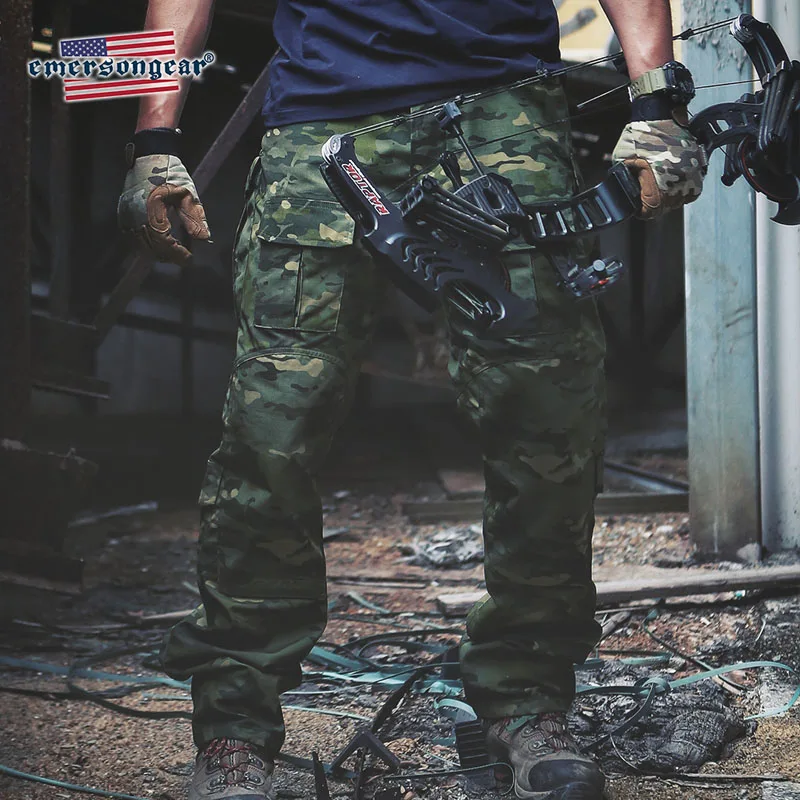 Emersongear синие этикетки полевые Брюки CP стиль камуфляж мужские уличные брюки карго военный армейский боевой тактический брюки camoflage