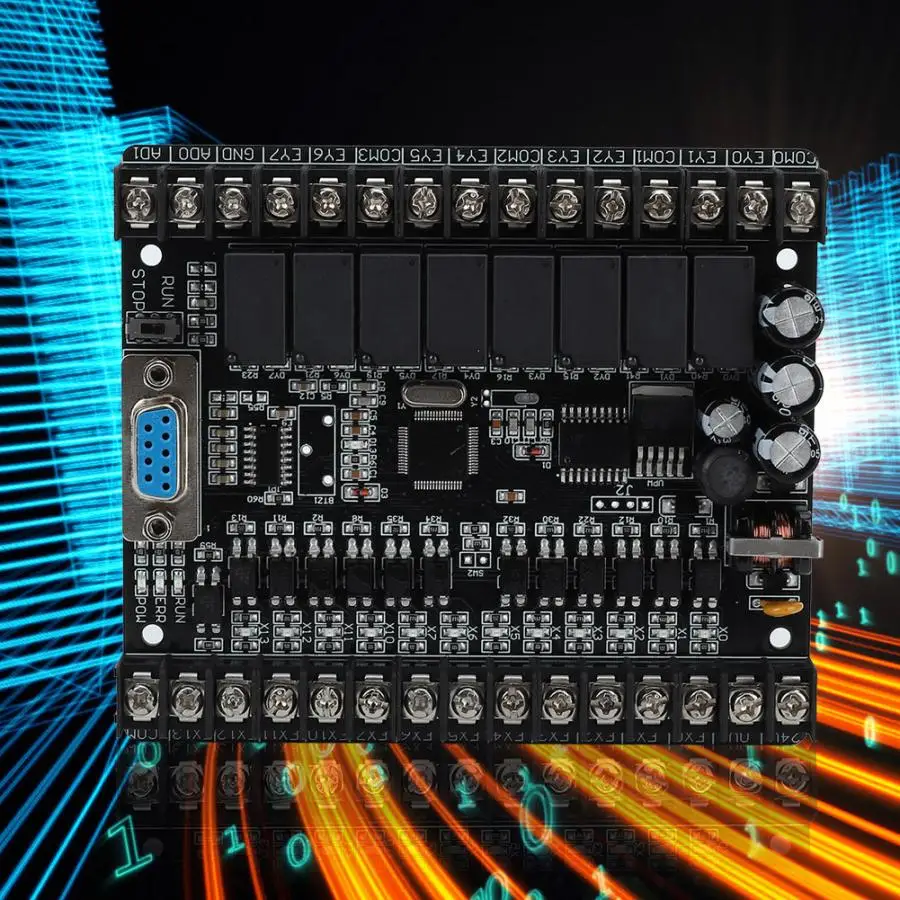 PLC промышленная плата управления FX1N-20MR онлайн скачать монитор программируемый контрольный Лер DC 24V для Промышленное оборудование управления