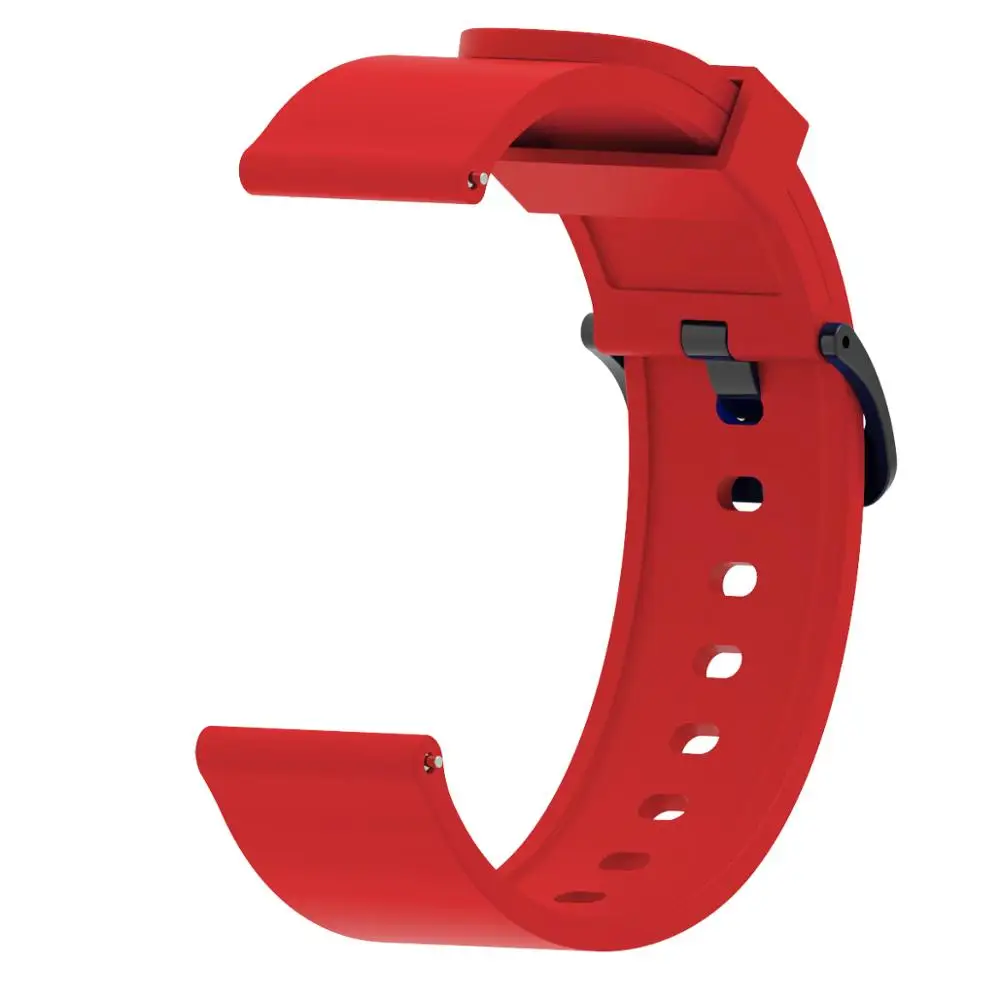 Silicone band For Xiaomi Huami Amazfit GTS GTR 42mm Bracelet for Huami Amazfit Bip Bit Pace Lite Wrist Strap 20mm Watchband