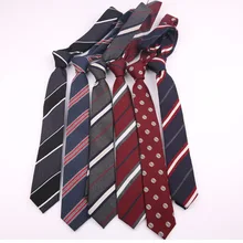 Галстуки для мужчин Повседневная мода хлопок узкий галстук полиэстер проволока 6 см узкий женский полосатый галстук мужские s Аксессуары