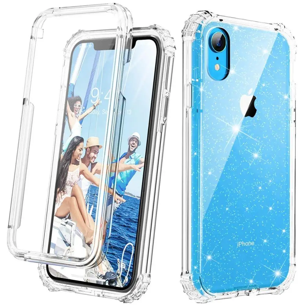 

Clear Back Cover For iPhone 11 2019 7 8 Plus Soft TPU Case With Corner Reinforced Phone Case For iPhone 6 6S Plus X XR XS Max