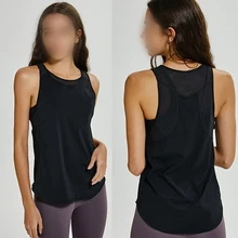 Для женщин, для бега, спортзала, фитнеса, без рукавов, вырез лодочкой, быстросохнущая, для пробежек, тренировки, летняя спортивная майка для йоги, топы