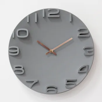 

Simple Modern 3D Stereo Digital Hanging Clock Mute round Quartz Clock Pocket Watch Bedroom Living Room Clock Fashion Creative