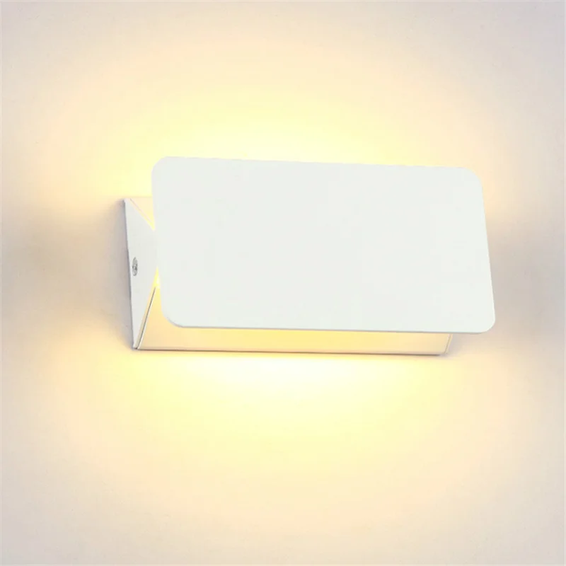 Simple Wall Lamp LED Rotating Bedroom Bedside 5W/10W Aisle Wall Lamp Creative Indoor Night Lampara Home Decoration Save Energy