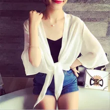 Casual Cardigan Sweaters Women Shrugs Summer Plus Size Office Beach Wrap Coat Women Short Small Shawl Cropped Cardigan