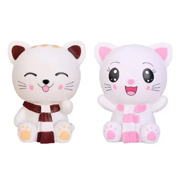 

Cartoon Cat Shape Piggy Bank Money Box Saving Cash Coin Storage Home Decoration