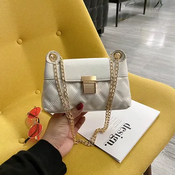 

Small fragrant texture small bag female 2020 new square lock fashion diamond wild one-shoulder crossbody small square bag