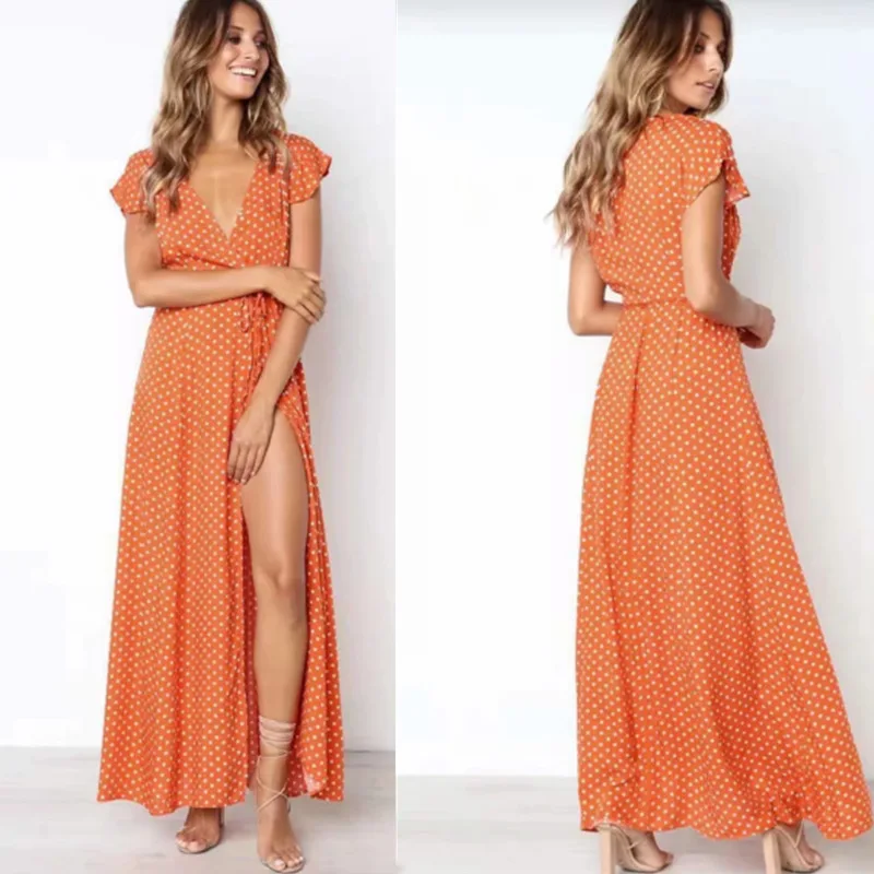 

Beach Skirt Women's Summer 2018 New Style Seaside Holiday Europe And America High-End Summer Wear New Style Fashion Casual Dress