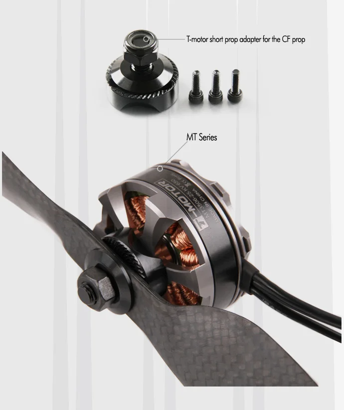 T-Motor 1654 мульти-ротор выделенный V2 Тигр весло из углеродного волокна CW/CCW весло 16x 5,4 дюйма
