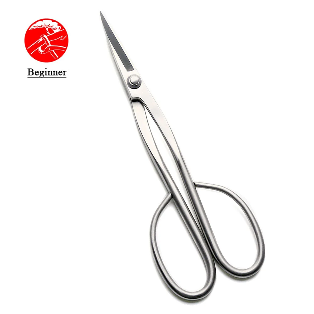 beginner grade 210mm long handle bonsai scissors alloy steel bonsai tools from TianBonsai