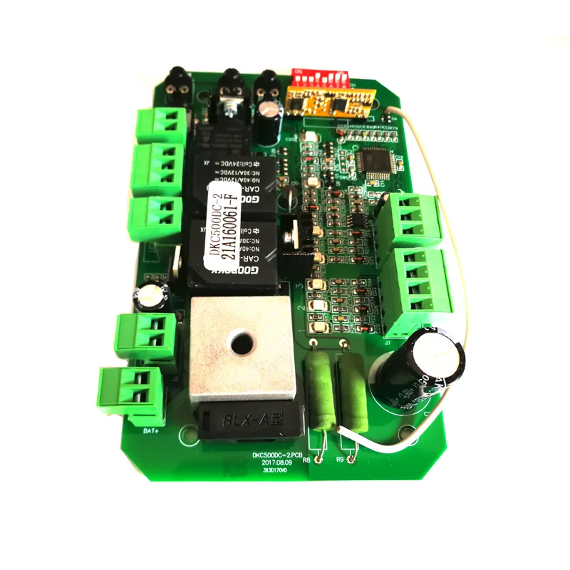 LPSECURITY AUTOMATIC DC SLIDING GATE OPENER 24VDC motor CONTROL Circuit BOARD Card power controller with 2 remote controls