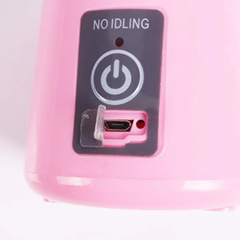 AD 380Ml Usb Перезаряжаемый Миксер с 2 лезвиями соковыжималка для бутылки сока