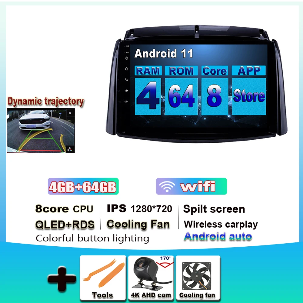 DSP IPS 360 cameras 8+128G Android 11 for Renault Koleos 2009-2014 2015 2016 Car Radio Multimedia Video Player Navigation GPS car stereo player dvd Car Multimedia Players