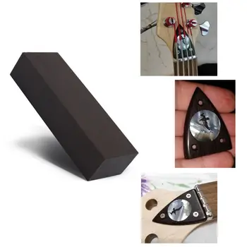 

African Ebony Lumber DIY Knife Handle Material Wood Blanks Guitar Parts 120*40*25mm