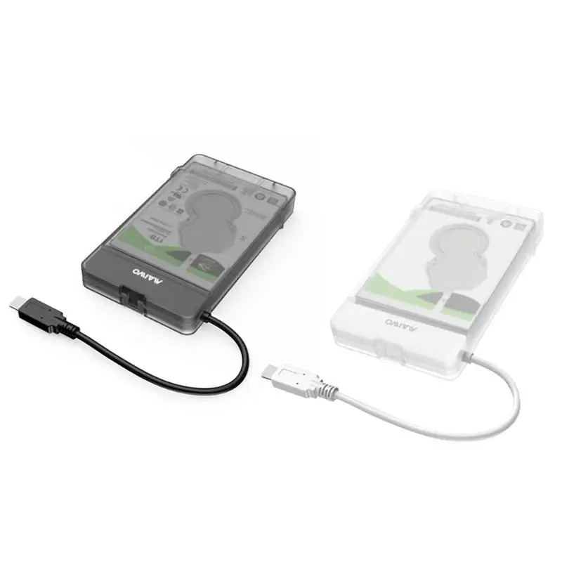 MAIWO K104C 2,5 дюймовый чехол для жесткого диска type-C USB3.0 to SATA внешний жесткий диск Корпус для SSD диска HDD Box Тип C HDD корпус
