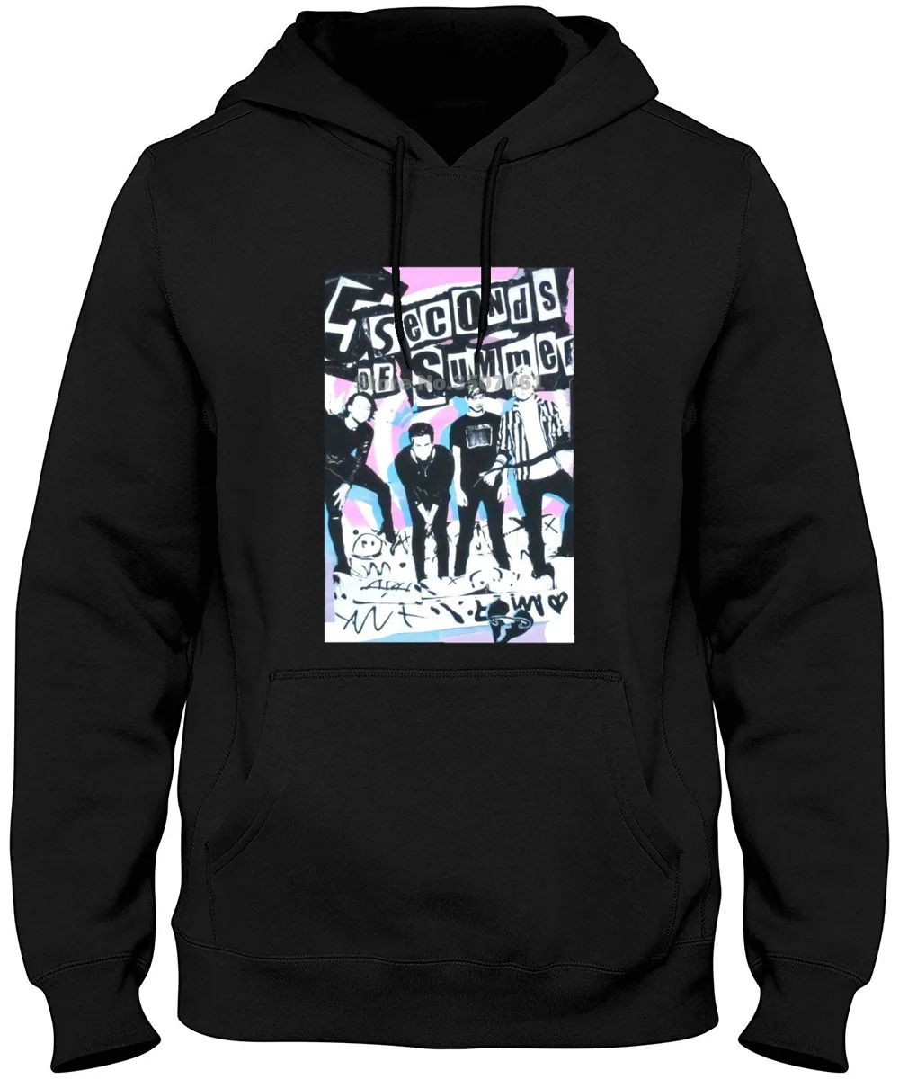 

5 Seconds Of Summer Trashed Band Image Girls Juniors New Official Cotton Casual Tops Hoodies & Sweatshirts