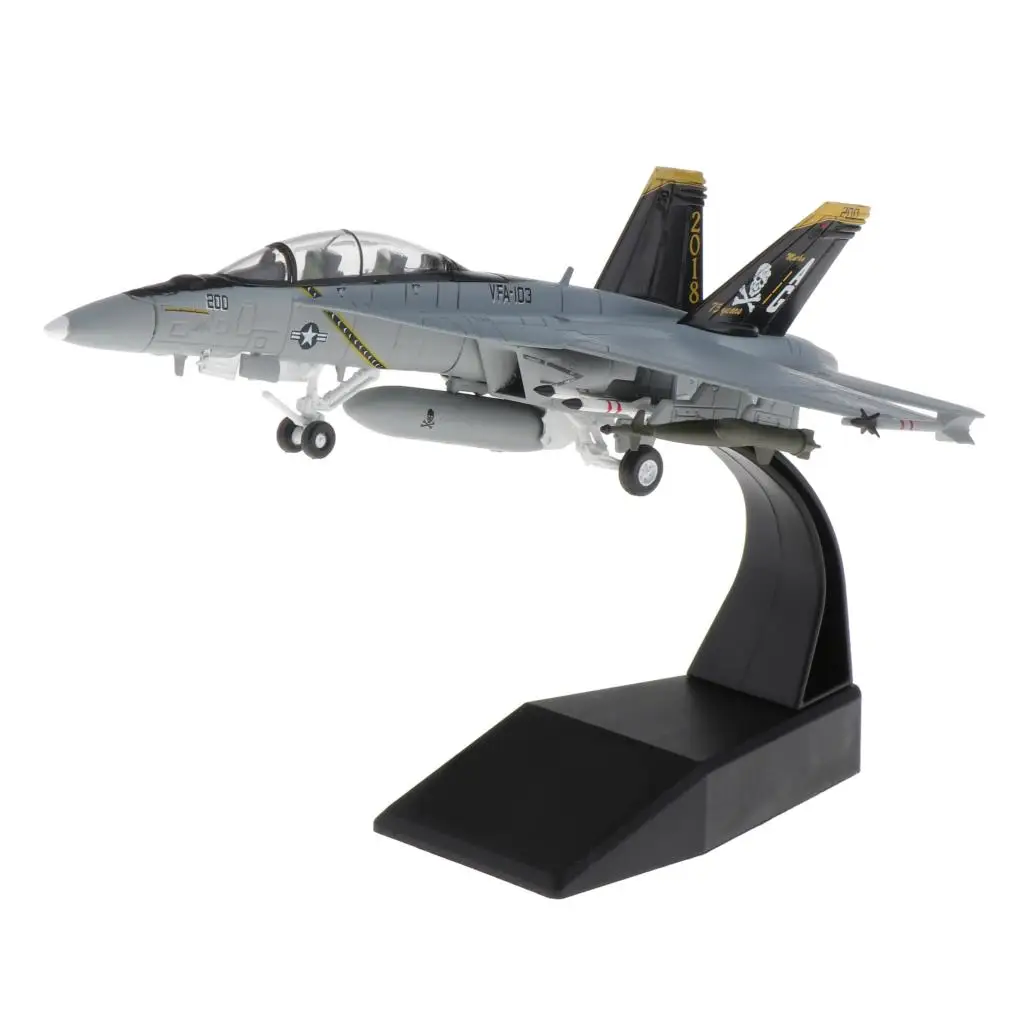 1/100 весы военная модель игрушка F/A 18 ударный истребитель литой металлический