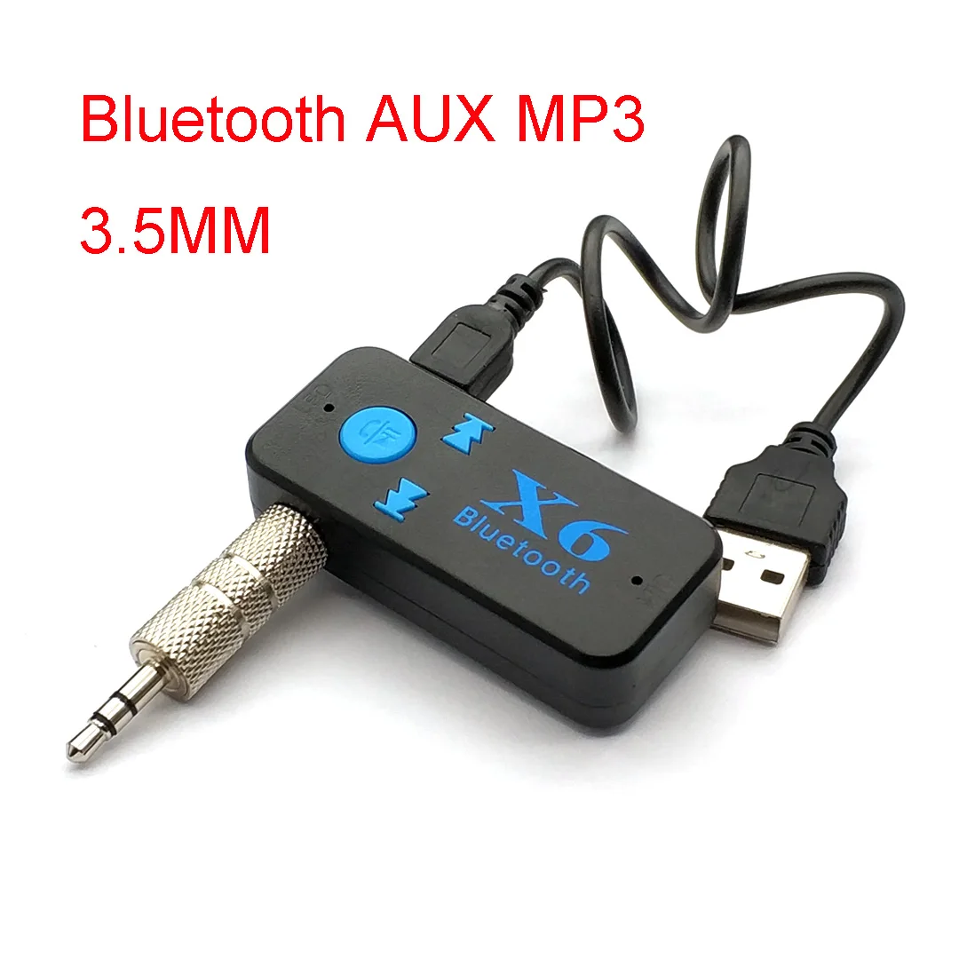 

3.5MM Jack AUX Audio MP3 Music Bluetooth Receiver Car Kit Wireless Handsfree Speaker Headphone Adapter Hands Free Calling