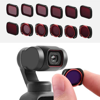 

Pocket 2 Camera Lens Filters Set UV CPL ND 8 16 32 Len Protection Case For DJI Osmo Pocket 2 Handheld Gimbal Camera Accessories
