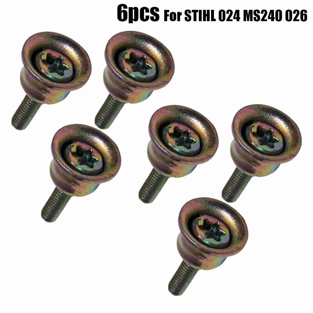 6 Pcs Screw Carburetor Kit Replacement Accessories For Stihl 024 MS240 026 MS260 Replacement OEM#:0000 790 6100 Garden Tool Part best gloves for thorns