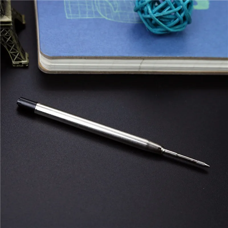 금속 회전 볼펜 리필 0.7mm 유성 리필 0.5mm G2 검정 파란색 젤 잉크