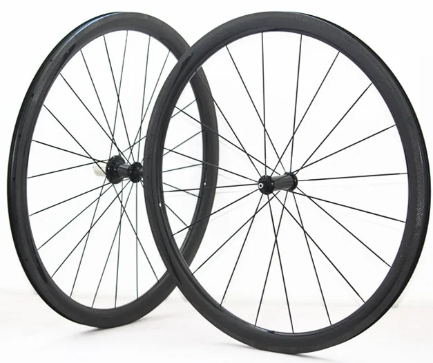 Carbon-Wheels-25mm-Width Clincher дорожный велосипед 700C 50 мм 38 мм 45 мм глубина 60 мм диски