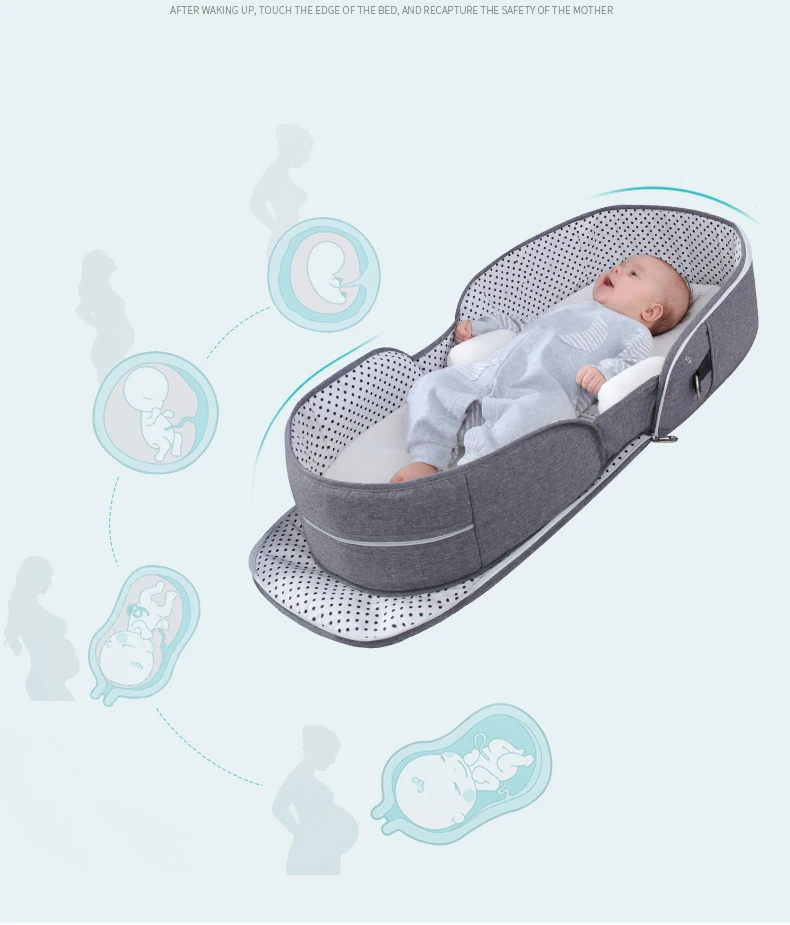 Mosquito Net Portable Cribs Travel Baby Bed For Newborn Children Baby
