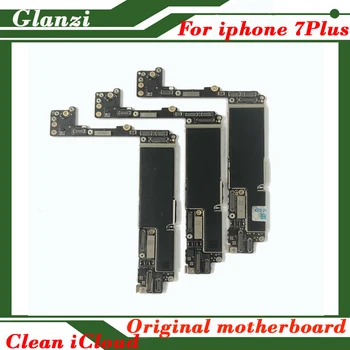

Motherboard for iphone 7plus 7p 32GB 128GB 256GB without touch ID 100% tested unlocked clean Icloud mainboard for iphone 7p