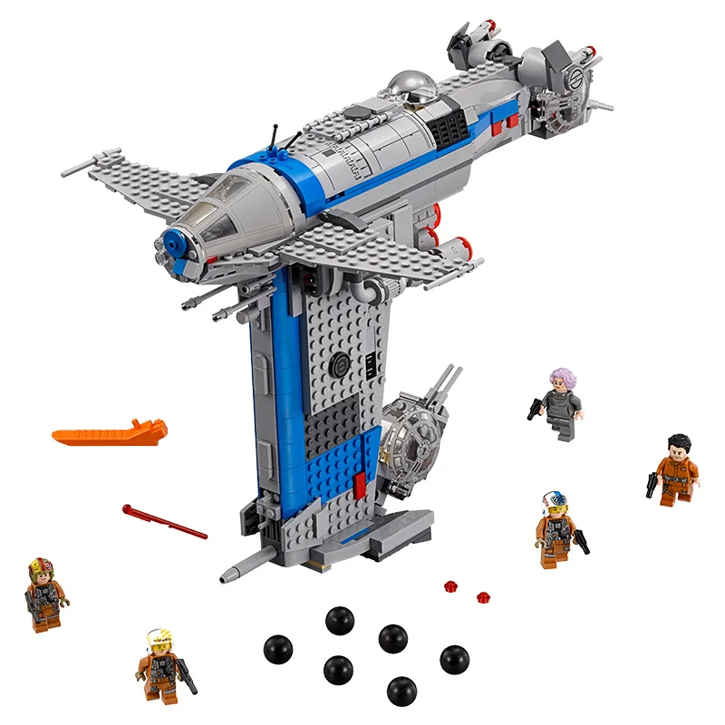 

810Pcs Star Wars Resistance Bomber Set Building Block Model The Rise of Skywalke Periphery Bricks Toys DIY Toys For Children