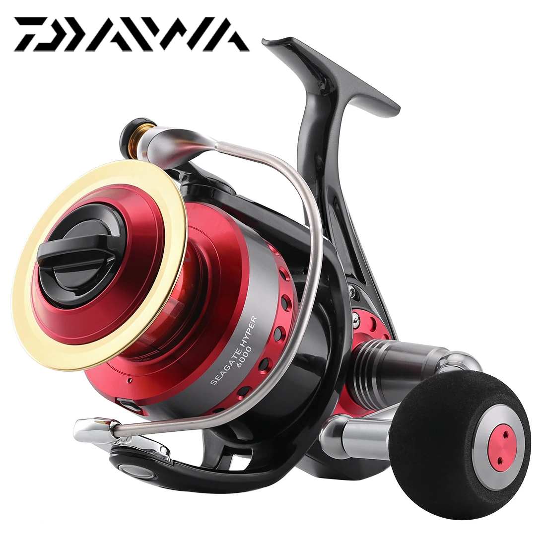 Оригинальная спиннинговая Рыболовная катушка DAIWA SEAGATE HYPER 3500-6000 4 7: 1/5.3:1 8BB для
