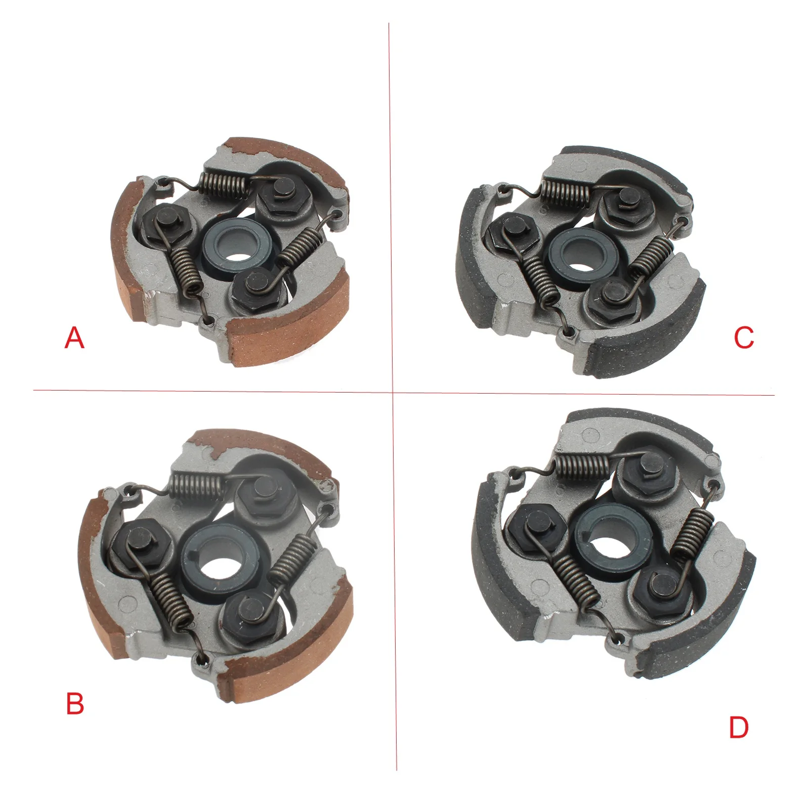

3 Springs Clutch Pad For 33cc 43cc 47cc 49cc 50cc 2 Stroke Dirt Pocket Bike Mini Quad ATV Buggy Go Karts