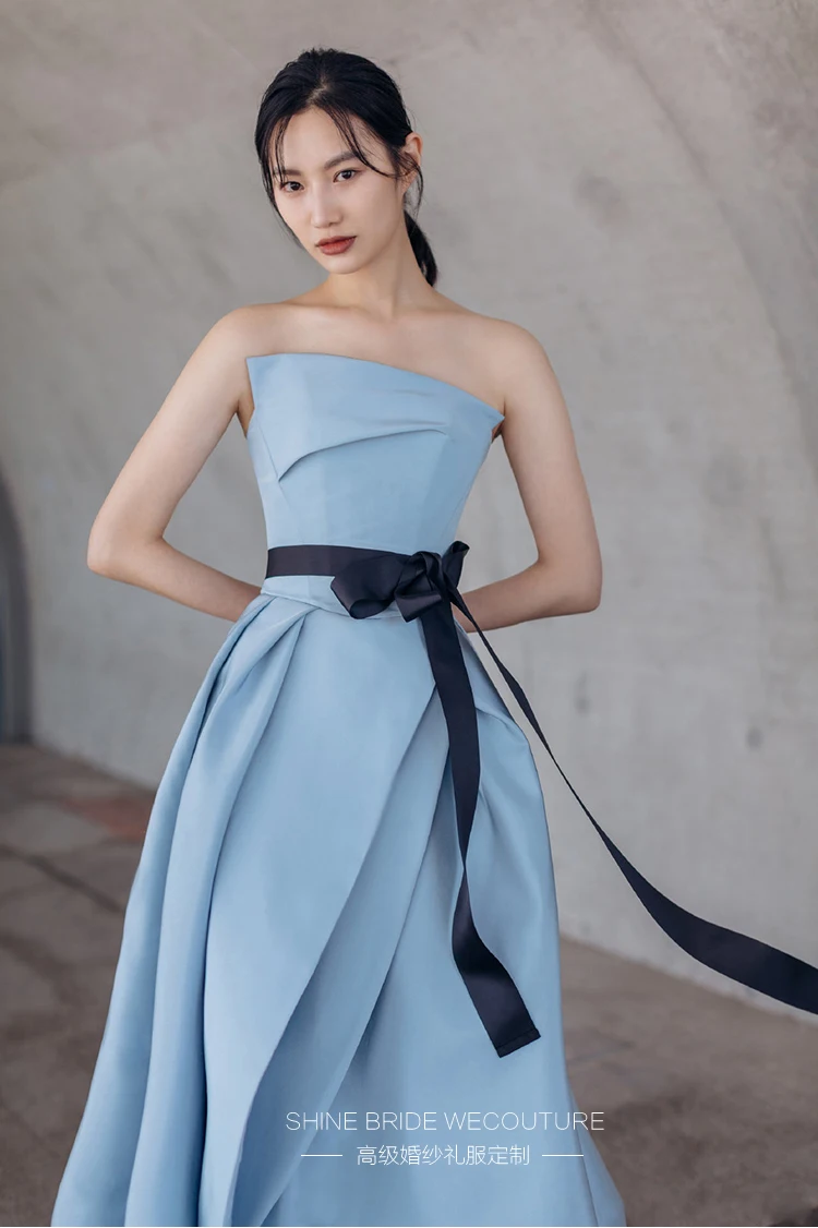 Vestidos De Noche Largos Elegantes De Fiesta вечерние платья длинные синие цвета слоновой кости вечерние платья для выпускного вечера