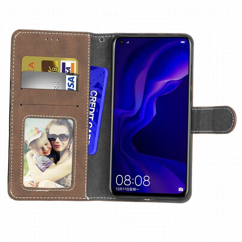 Чехол-бумажник чехол для изготовления сумок, samsung Galaxy J7 J6+ J4 плюс A7 A10 A20E A20 A30 A40 A50 A60 A70 A80 A90 застежка на молнии S9 S10 S10E V27H
