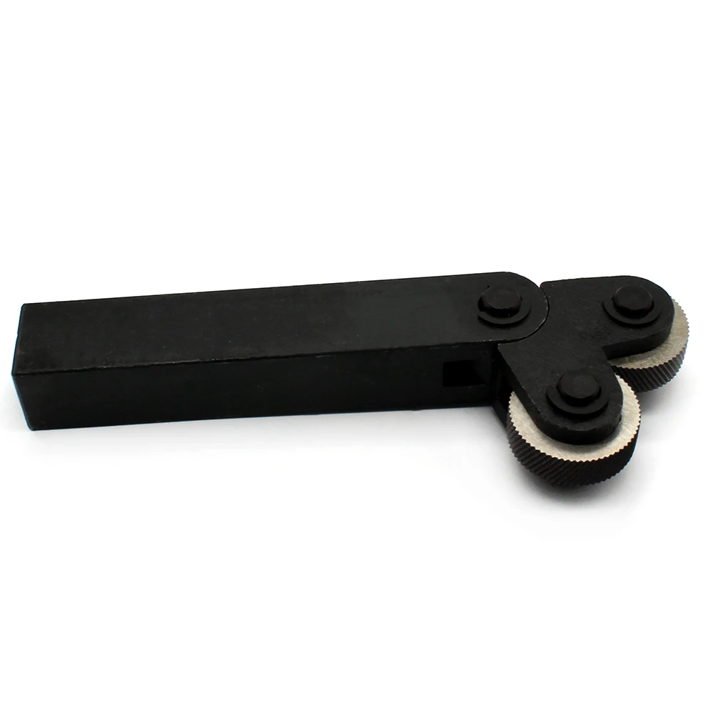 18mmx20mm Steel Lathe Cutter Tool Holder Hob Knurling Knife +Knurling Wheel 0.5mm 0.6mm 1mm 2.0mm HSS Inner Hole Embossing Wheel