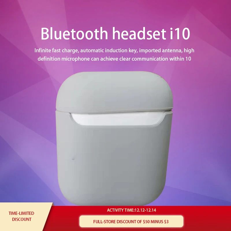 

Istoreshop latest i10 tws Wireless Bluetooth headset for iPhone and Android i10/i12/i20/i80/i100/i200/i1000