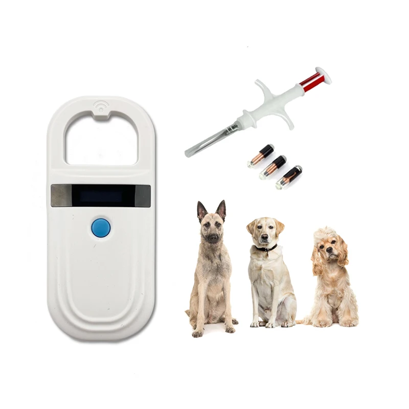 Bluetooth handheld 180 LF 134.2KHz RFID animal microchip reader can be used for cats dogs rabbits and other animals | Безопасность и